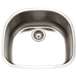 Houzer STS-1300-1 Easton Single Bowl Undermount Stainless Steel Kitchen Sink, 23-3/16-by-17-15/16-Inch