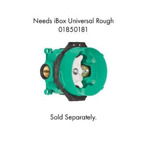 Hansgrohe 04448820 S/E Trim Pressure Balance with Diverter, Brushed Nickel