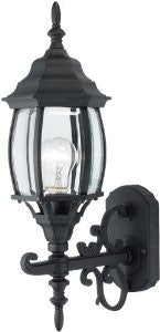 Hardware House 544189 19-3/4-Inch by 6-1/2-Inch Outdoor Lighting Fixture Textured Black