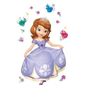 RoomMates RMK2295SLM Sofia The First Peel and Stick Giant Wall Decals