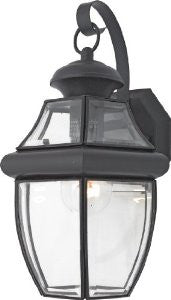 Quoizel NY8316K Newbury Light Outdoor Wall Lantern, Mystic Black