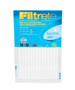 Filtrete Dust and Pollen Filter, 600 MPR, 12-Inch by 12-Inch by 1-Inch, 6-Pack