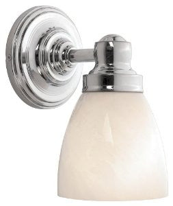 World Imports Lighting 8025-08 Troyes 1-Light Wall Sconce, Chrome