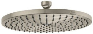 Hansgrohe 27474821 Raindance 240 Air Shower Head, 10-Inch, Brushed Nickel