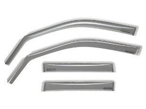 WeatherTech Custom Fit Front & Rear Side Window Deflectors for Hyundai Elantra Touring, Light Smoke