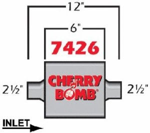 Cherry Bomb 7426 Extreme Muffler