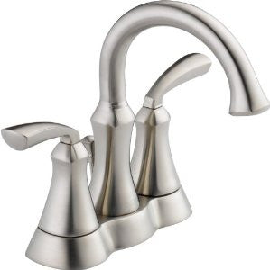 Delta 25962LF-SS Mandara Two Handle Centerset Lavatory Faucet, Stainless