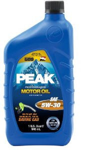 Peak P3M0576 SAE 5W-30 Multigrade Motor Oil - 1 Quart Bottle, (Case of 6)