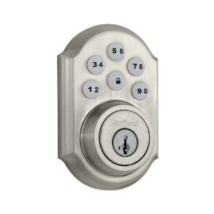 Kwikset 910 Z-Wave SmartCode Electronic Deadbolt featuring SmartKey in Satin Nickel