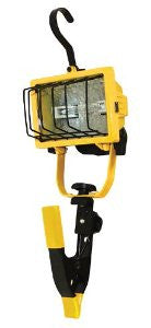 Voltec 08-00610 250-Watt Heavy Duty Halogen Tripod Clamp Light, 3-Foot, Yellow
