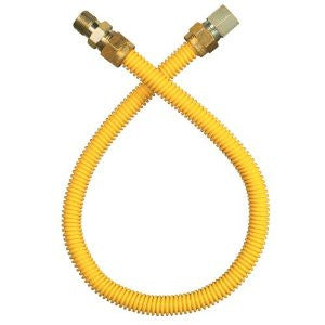 Watts Dormont 20C-S0314-60B Coated Gas Connector Kit, 60-Inch Length