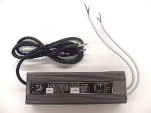 LEDPRO Waterproof IP67 LED Driver Transformer 150w 12V with 3-prong Plug
