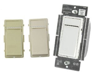 Leviton VRMX1-1LZ 1000W Vizia RF ZWave Magnetic Low Voltage Dimmer, White/Ivory/Light Almond