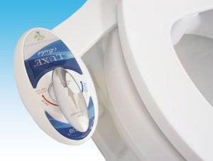 Luxe Bidet Neo 250 (Elite Series) Hot and Cold Water Non-Electric Mechanical Bidet Toilet Seat Attachment w/ Strong Faucet Valves and Metal Hoses