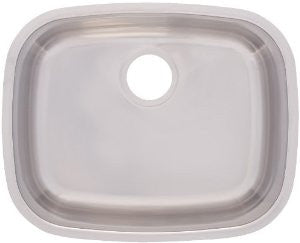 FrankeUSA USBSK800-18 Single Bowl Stainless Steel 21x17in. Undermount Sink