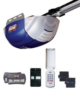 Genie 2042-TK QuietLift 800 1/2+ HP DC Belt Garage Door Opener with 2 3-Button Remote Wall Console, Wireless Keypad and Safe-T-Beams