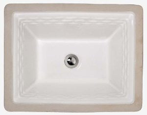 American Standard 0615.000.020 Rattan Vitreous China Undercounter Sink, White