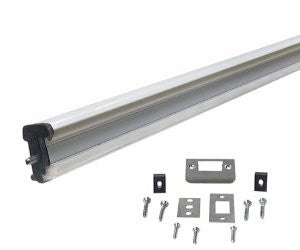 M-D Building Products 87791 WS059 80-Inch Aluminum Locking Slide Bolt Combination Astragal