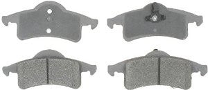 ACDelco 14D791M Advantage Rear Semi-Metallic Disc Brake Pad Set
