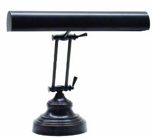 House Of Troy AP14-41-91 Advent Collection 12-Inch Adjustable Piano/Desk Portable Lamp, Oil Rubbed Bronze