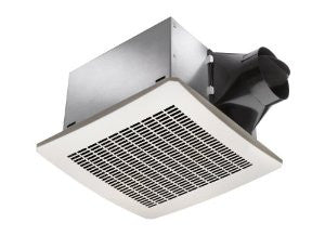 Delta Electronics VFB25AX Breez 80/110 CFM Dual Speed Exhaust Fan, 0.5 Sone/1 Sone