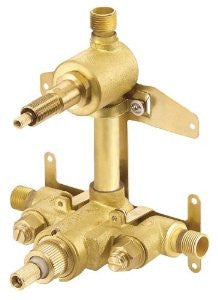 Danze D151000BT Two Handle 1/2-Inch Thermostatic Shower Valve with Ceramic Disc Volume Control