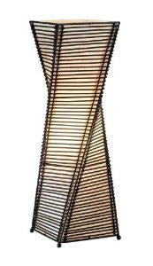 Adesso 4045-01 Stix Table Lantern, Black