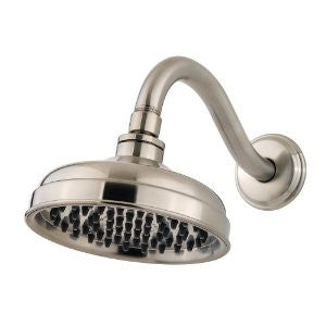 Pfister 015-M95K Rain Can Showerhead with Decorative Arm, Brushed Nickel