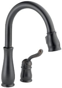 Delta 978-RBWE-DST Leland Single Handle Water Efficient Pull-Down Kitchen Faucet, Venetian Bronze