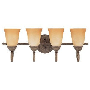 Sea Gull Lighting 49034BLE-71 4 Light Brandywine Energy Star Bathroom Bar Light, Antique Bronze