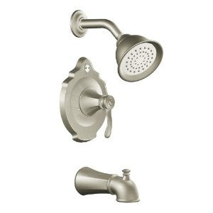 Moen T2503BN Vestige Posi-Temp Tub and Shower Trim Kit without Valve, Brushed Nickel