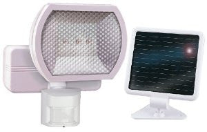 Heath/Zenith SL-7101-WH-A Solar Powered LED Motion-Sensing Security Light, White