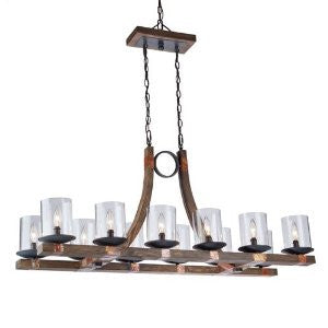Artcraft Lighting JA480 Hockley Twelve-Light Chandelier