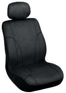 Elegant USA E 314811X Microsuede Low Back Black Universal Seat Cover