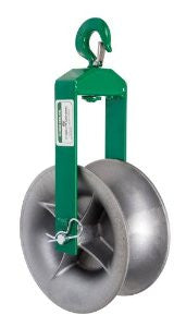 Greenlee 651 Hook Sheave, 4000-Pound Capacity, 12-Inch