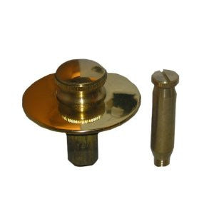 Lasco 03-4885 Push/Pull Style Strainer/Stopper Replacement Bathtub, Polish Brass