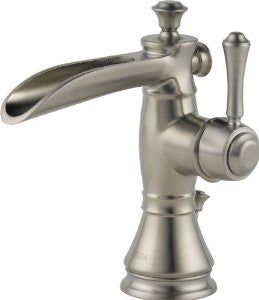 Delta Faucet 598LF-SSMPU Cassidy Single Hole-Single Handle Channel Spout, Stainless