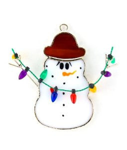 Switchables Snowman Stained Glass Nightlight Cover