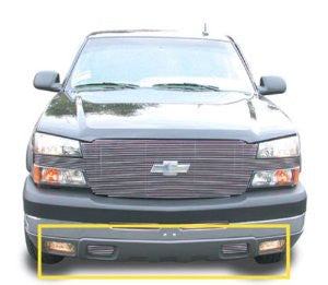 TRex Grilles 25100 Horizontal Aluminum Polished Finish Billet Bumper Grille Bolt-on for Chevrolet Silverado