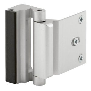 Prime-Line Products U 10827 Door Blocker Entry Door Stop, Satin Nickel