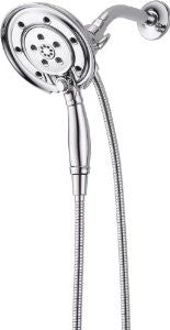 Delta Faucet 58471-PK Universal Showering Components, Round Traditional 4 Function In2ition Hand Shower/Shower Head Combo, Chrome