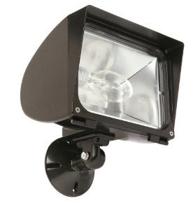 Designers Edge L1768 70-Watt Metal Halide Flood Light/Outdoor Security Light, Bronze