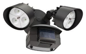 Lithonia OFLR 6LC 120 MO BZ LED Outdoor Floodlight 2-Light Motion Sensor, Dark Bronze