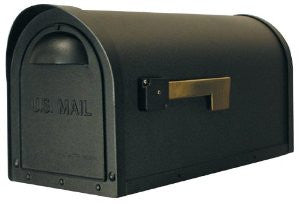 Special Lite Products SCC-1008-BLK Classic Curbside Mailbox, Black