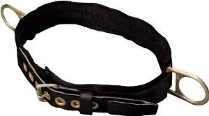 Miller by Honeywell 3NA/SBK Single D-Ring Safety Body Belt with 1-3/4-Inch Webbing and 3-Inch Back Pad, Small, Black