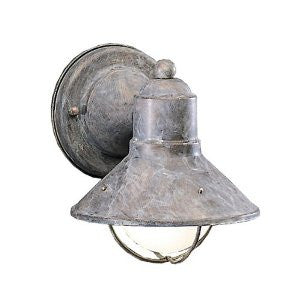 Kichler Lighting 9021OZ Seaside Outdoor Sconce, Olde Bronze