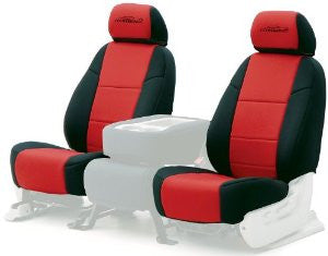 Coverking Custom-Fit Front Bucket Seat Cover - Neoprene, Red