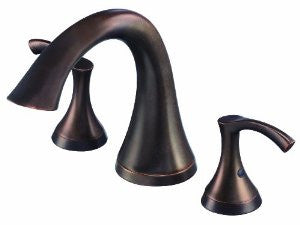Danze D300922BRT Antioch Two Handle Roman Tub Trim Kit without Valve, Tumbled Bronze