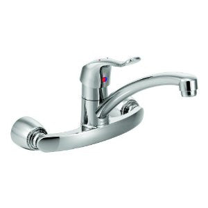 Moen 8713 Commercial M-Bition Wall Mount Kitchen Faucet 1.5 gpm, Chrome
