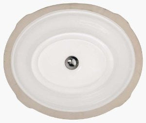 American Standard 0632.000.020 Tudor Vitreous China Undercounter Sink, White